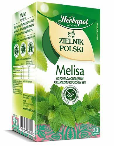 Herbata herbapol zielnik polski melisa 20t