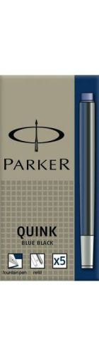 Naboje parker quink długie (5 szt.) - kolor granatowy