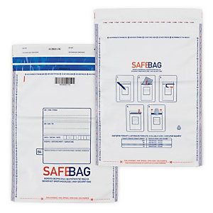 Koperta bezpieczna safebag 200x260 biała 100 szt