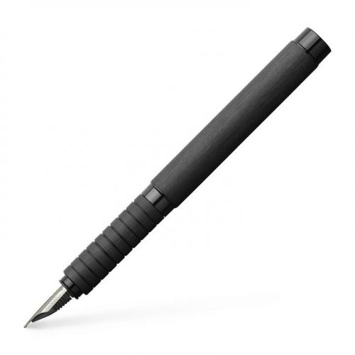 Pióro wieczne essentio aluminium faber-castell - black m