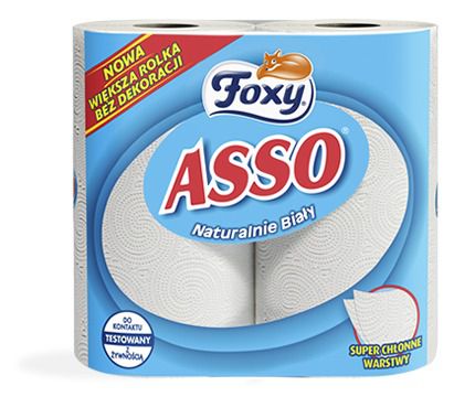 Ręcznik papierowy foxy asso - 2 rolki