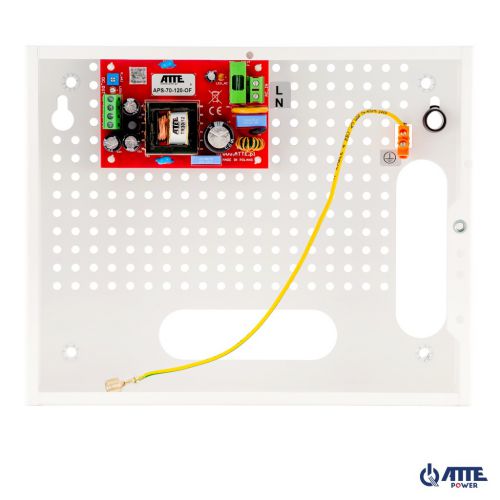 Zasilacz sieciowy smps 12v 6a 72w atte aps-70-120-e - możliwość montażu - zadzwoń: 34 333 57 04 - 37