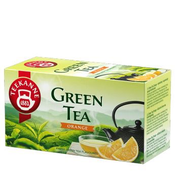 Herbata teekanne green tea orange 20t - zielona z pomarańczą