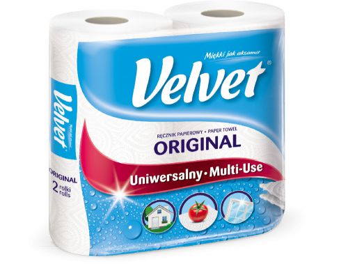 Ręcznik papierowy velvet - 2 rolki