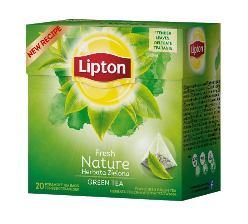 Herbata lipton green tea nature - 20 torebek