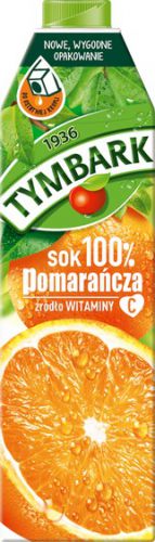 Sok tymbark 100% pomarańcza - 1l