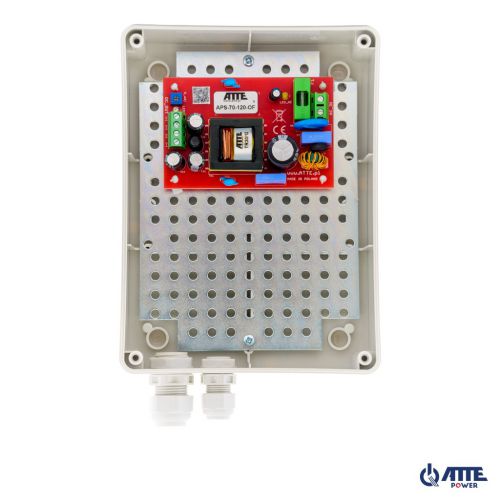 Zasilacz sieciowy smps 12v 6a 72w atte aps-70-120-m1 - możliwość montażu - zadzwoń: 34 333 57 04 - 3