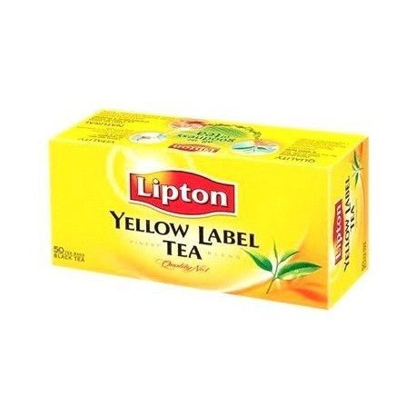 Herbata lipton yellow label 50 torebek