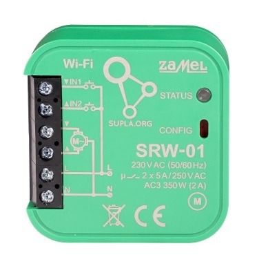 Sterownik  srw-01 autonomiczny dopuszkowy rolet wifi zamel supla - możliwość montażu - zadzwoń: 34 3